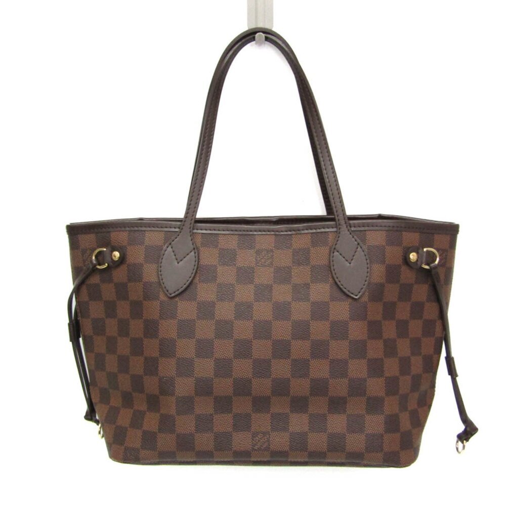 LOUIS VUITTON Authentic Brown Damier Neverfull PM Tote Bag - Picture 1 of 11